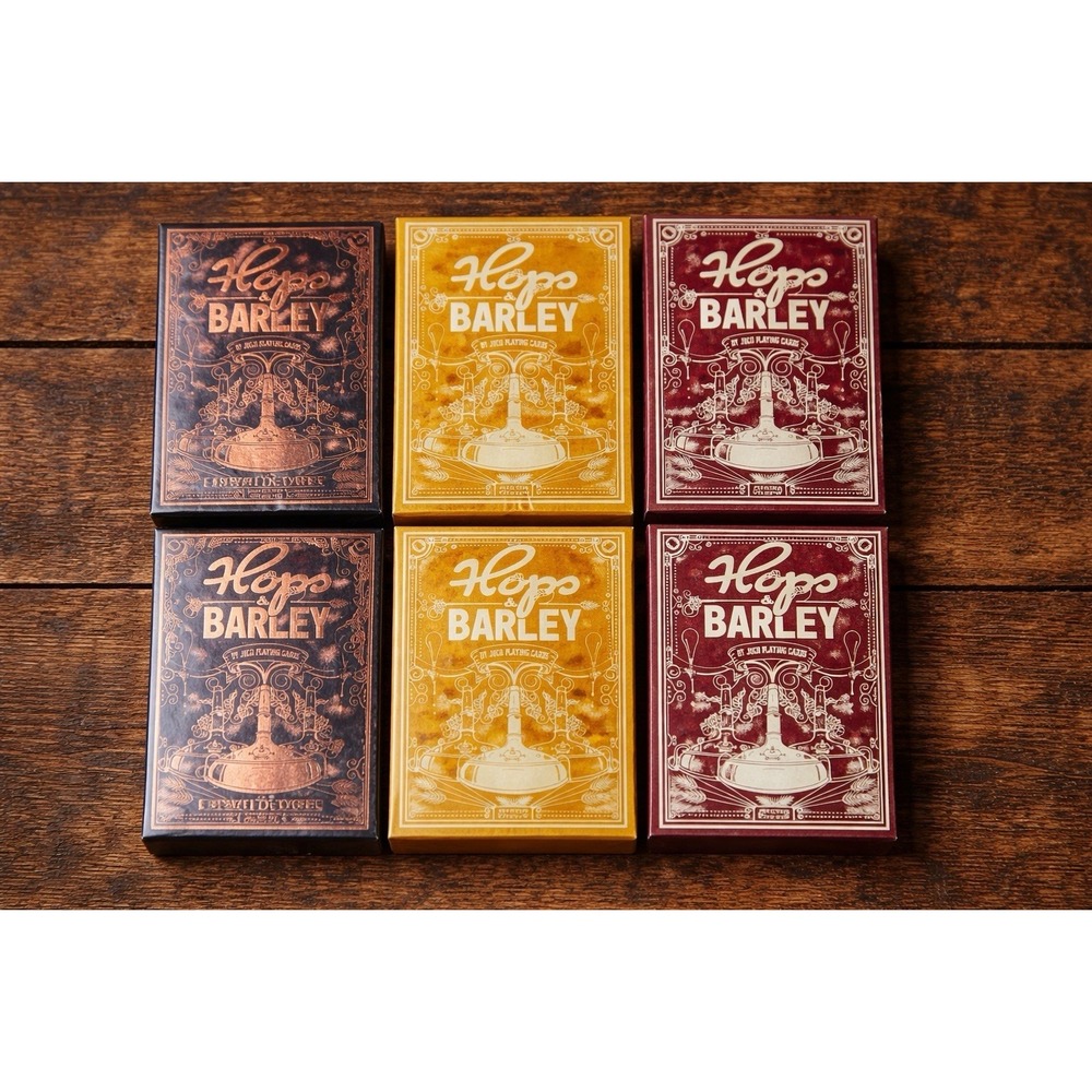 Hops & Barley Playing Cards By Jocu New Factory Sealed Lot Of 6 Decks